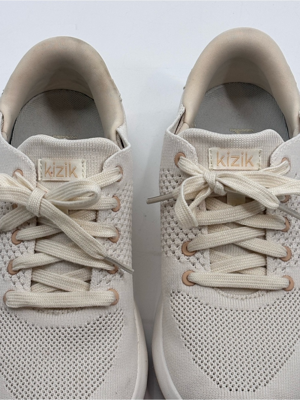 KIZIK Lima step in athletic Hands Free Sneaker walking shoes cream women 7 Wide - Picture 6 of 10